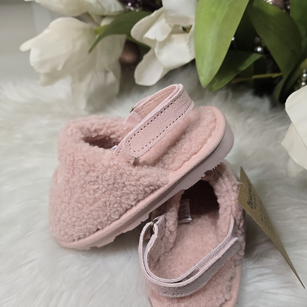 Bearpaw Snuggle Tee Girls' Slingback SlippersSize9Color:Light Pink New - Picture 6 of 9